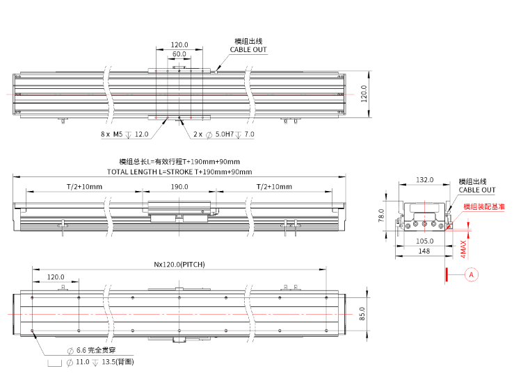 iU105-B160 直線電機(jī)