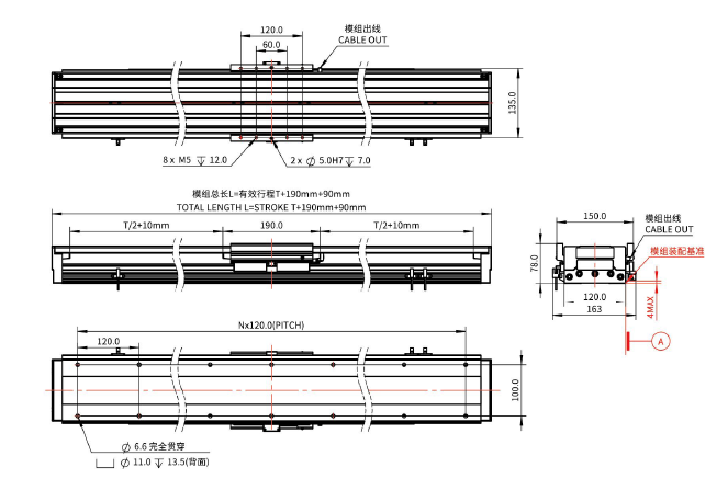 iU120-B160 直線(xiàn)電機(jī)